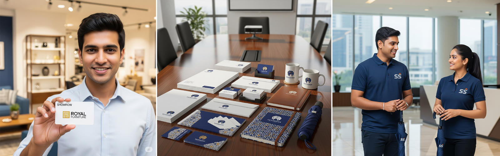 Custom printed brochures for business marketing